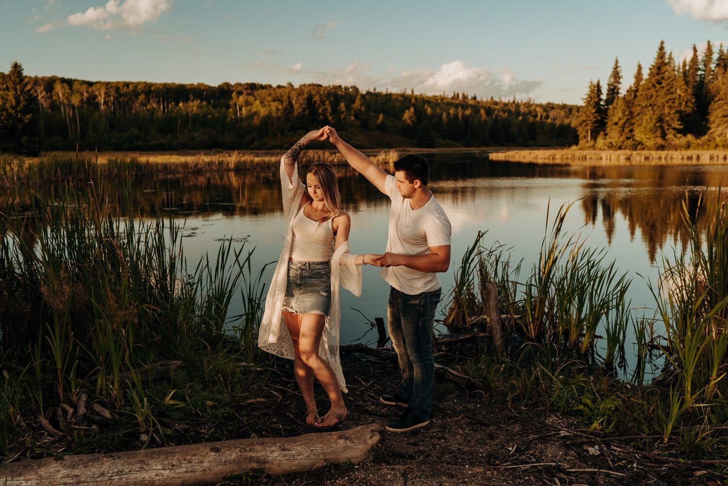 Cold Lake Couple's Photographer Shae & Riley